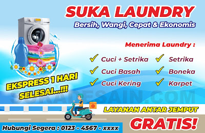 Detail Gambar Spanduk Laundry Nomer 18