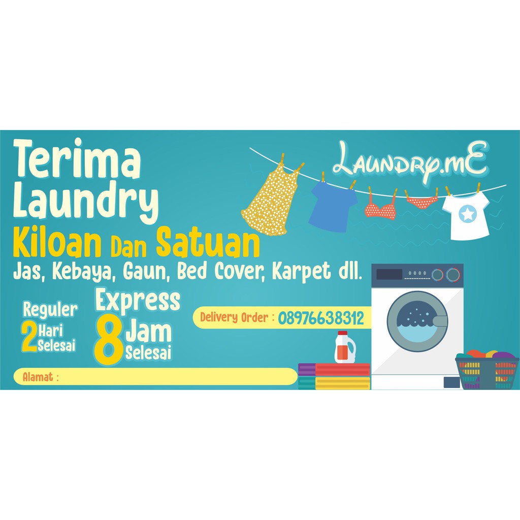 Detail Gambar Spanduk Laundry Nomer 24