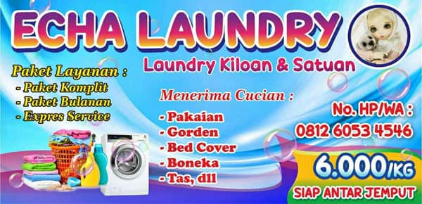 Detail Gambar Spanduk Laundry Nomer 36