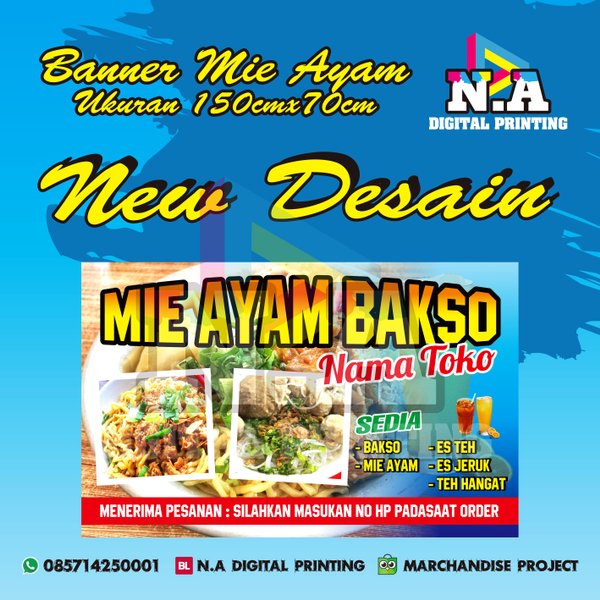 Detail Gambar Spanduk Mie Ayam Bakso Nomer 15