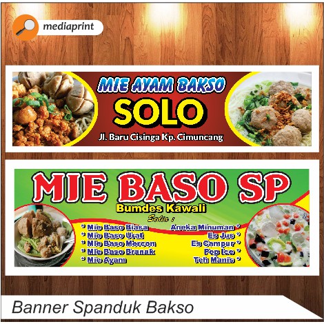 Detail Gambar Spanduk Mie Ayam Bakso Nomer 3