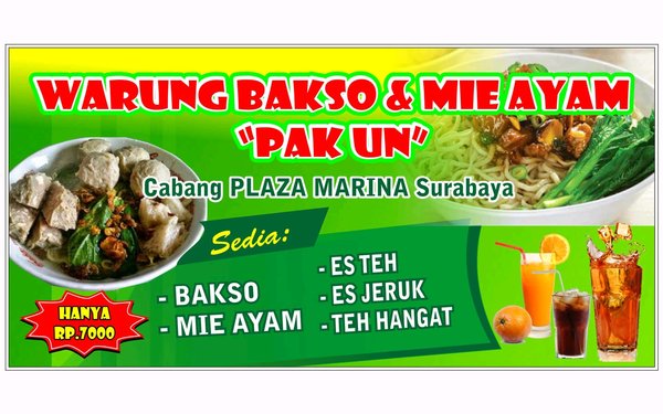 Detail Gambar Spanduk Mie Ayam Bakso Nomer 21