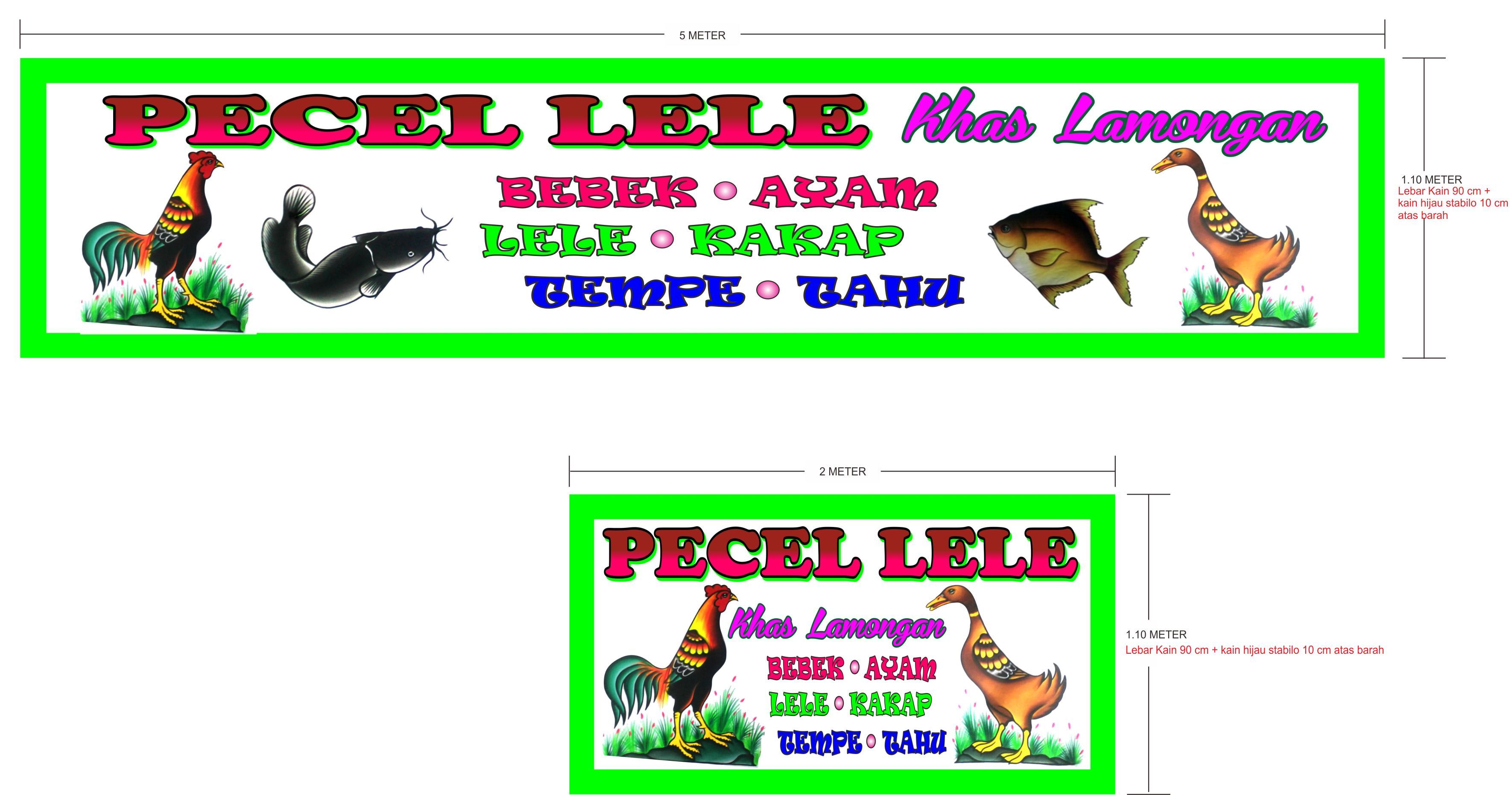 Detail Gambar Spanduk Pecel Lele Nomer 4