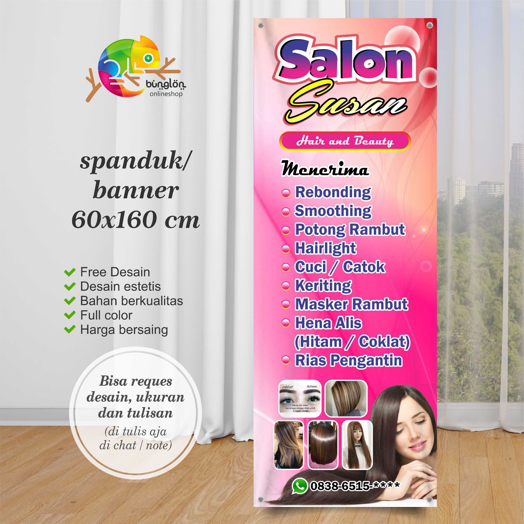 Detail Gambar Spanduk Salon Nomer 3