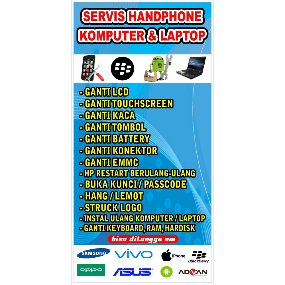 Detail Gambar Spanduk Servis Hp Nomer 13