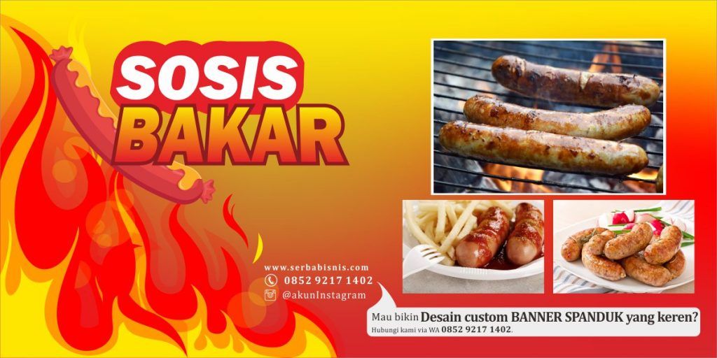 Detail Gambar Spanduk Sosis Bakar Nomer 3