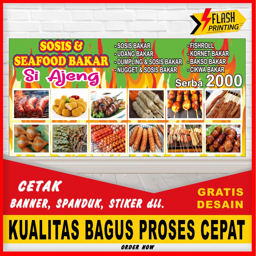 Detail Gambar Spanduk Sosis Bakar Nomer 43