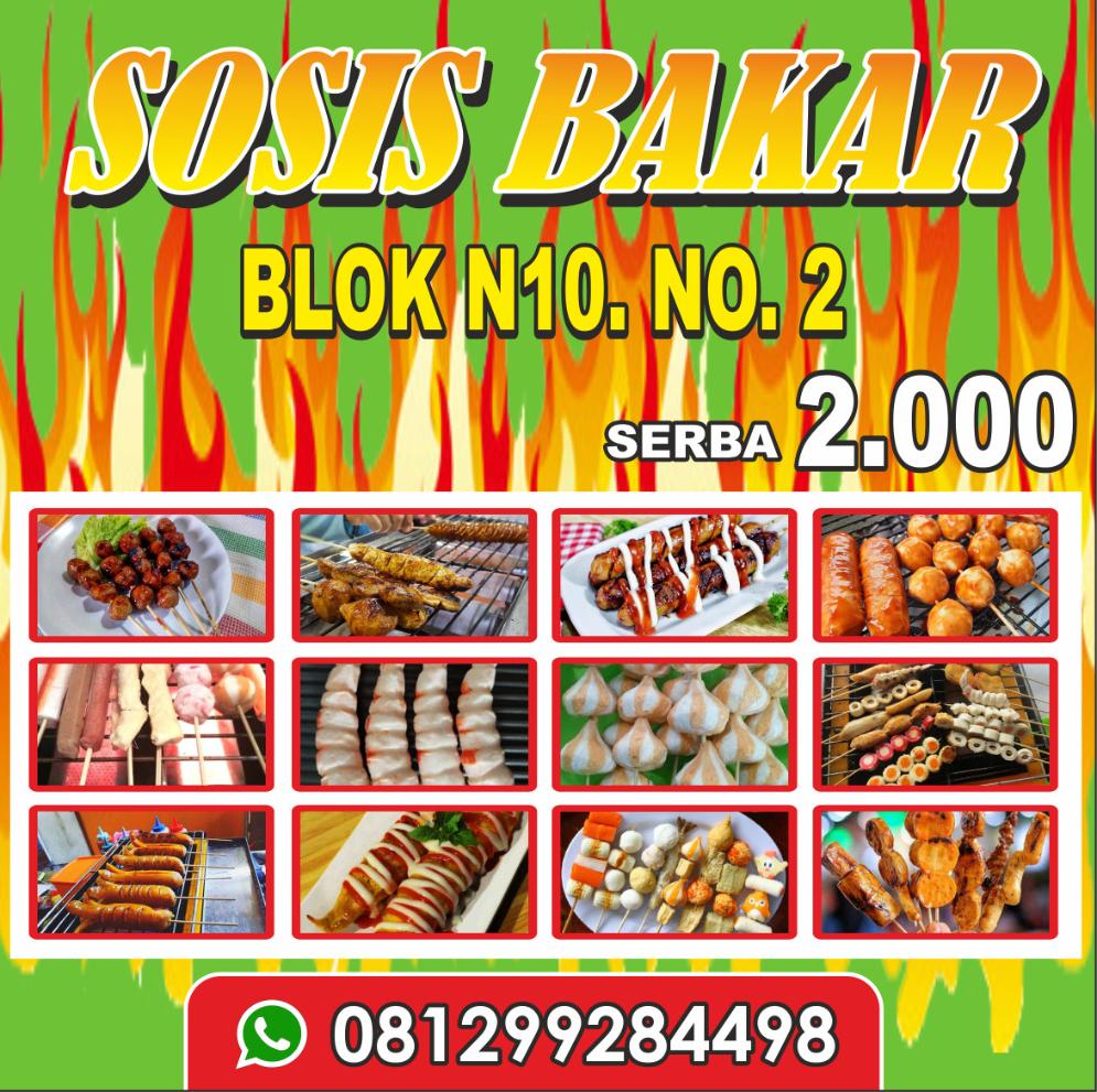 Detail Gambar Spanduk Sosis Bakar Nomer 48