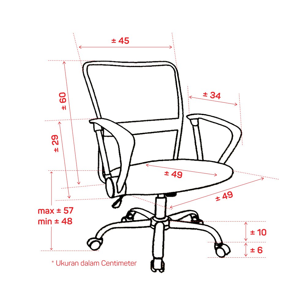 Detail Gambar Spesifikasi Kursi Kantor Nomer 5