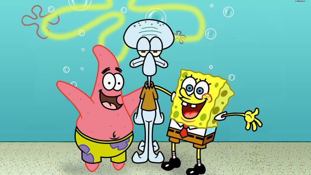 Detail Gambar Spongbob Kartun Yang Gak Diwarnai Nomer 15