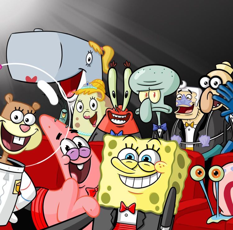 Detail Gambar Spongebob Dan Kawan Kawan Nomer 10