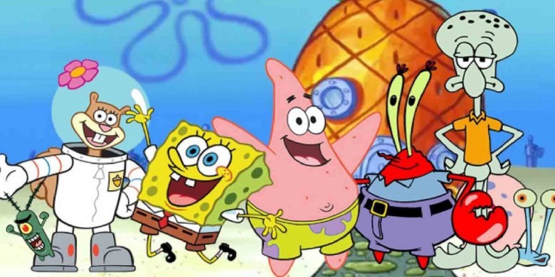 Detail Gambar Spongebob Dan Kawan Kawan Nomer 15