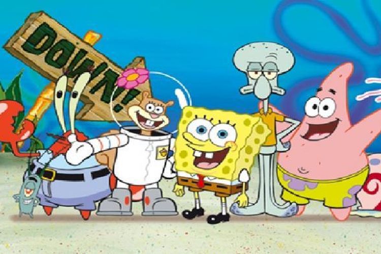 Detail Gambar Spongebob Dan Kawan Kawan Nomer 3