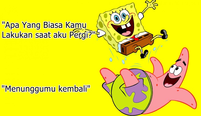 Detail Gambar Spongebob Dengan Kata Kata Lucu Nomer 21