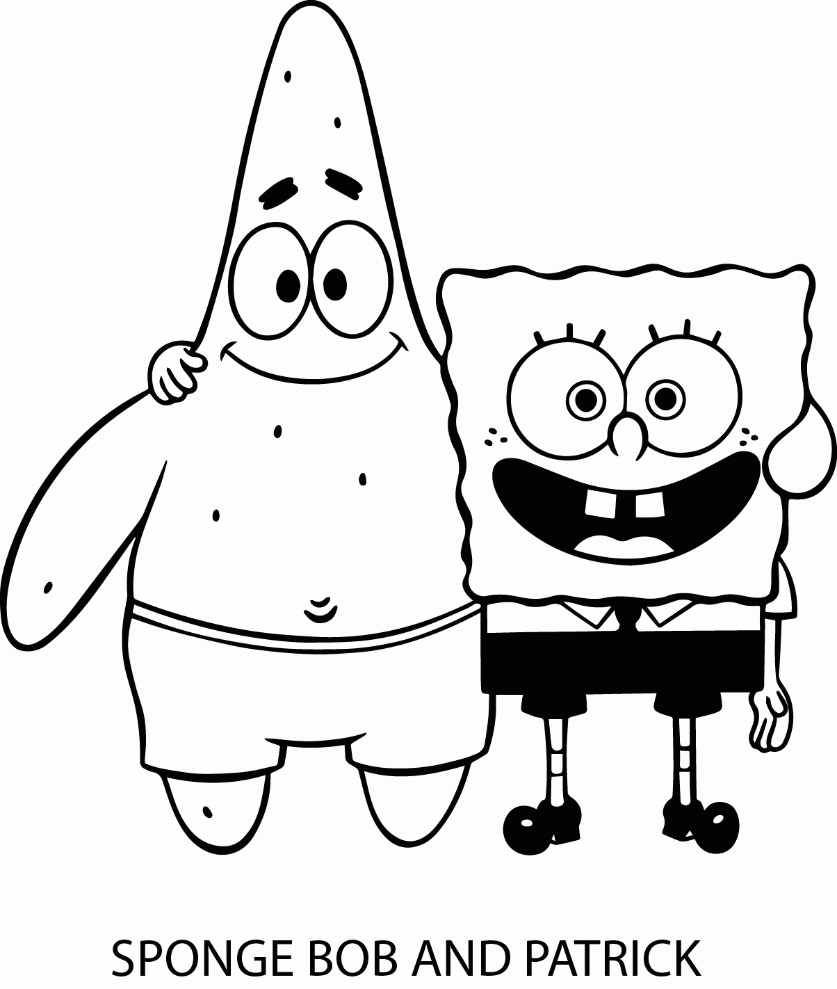 Gambar Spongebob Hitam Putih - KibrisPDR