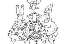 Detail Gambar Spongebob Mewarnai Nomer 26