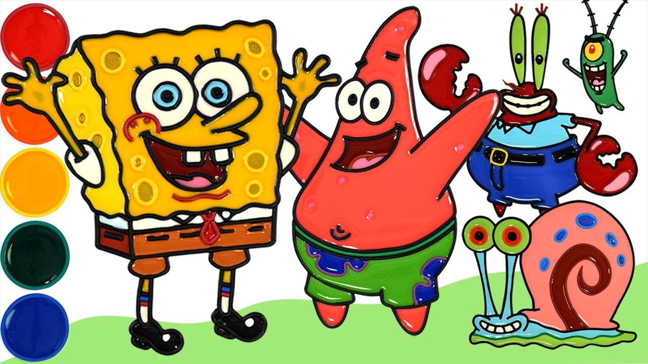 Detail Gambar Spongebob Mewarnai Nomer 35