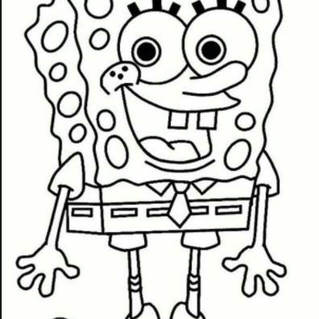 Detail Gambar Spongebob Mewarnai Nomer 36
