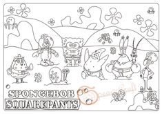 Detail Gambar Spongebob Mewarnai Nomer 46