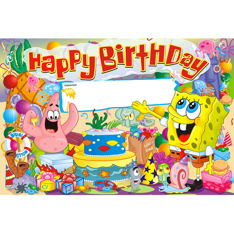 Detail Gambar Spongebob Ulang Tahun Nomer 30