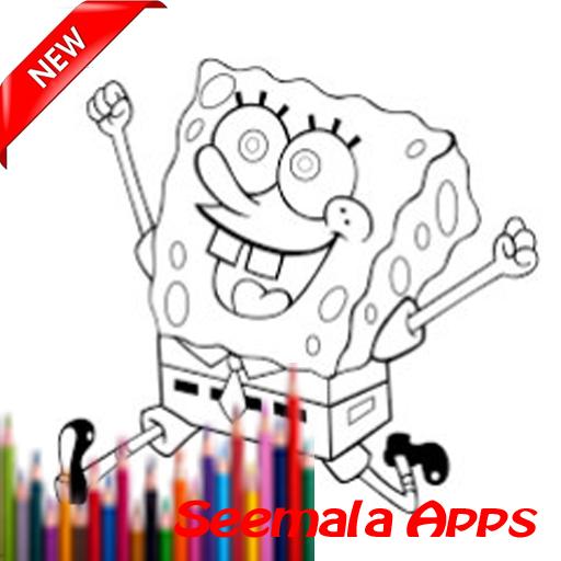 Detail Gambar Spongebob Untuk Mewarnai Nomer 38