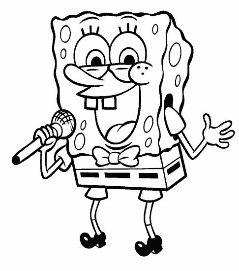 Detail Gambar Spongebob Yang Mudah Digambar Nomer 19