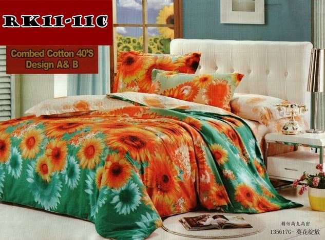 Detail Gambar Sprei Motif Bunga Matahari Nomer 40