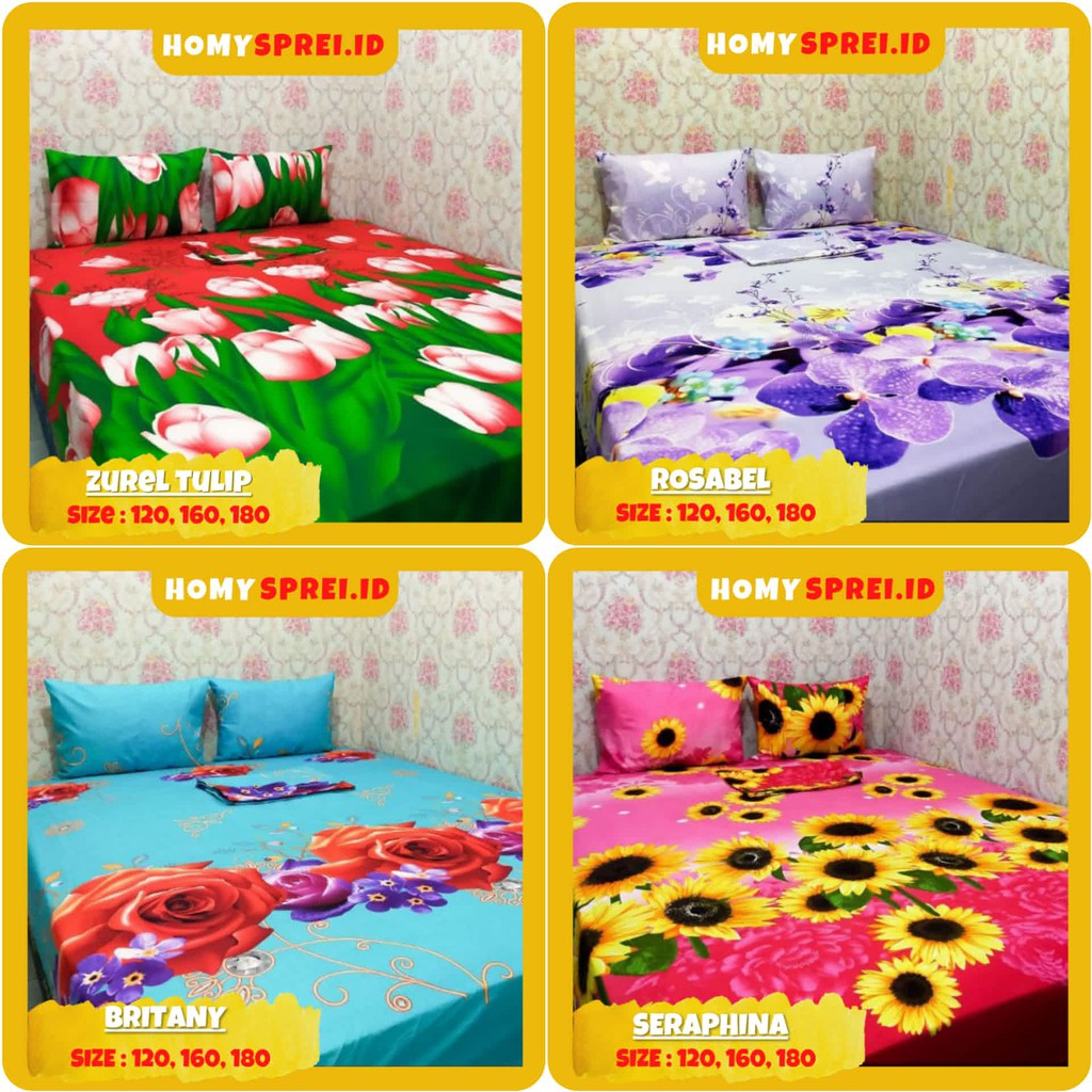 Detail Gambar Sprei Motif Bunga Matahari Nomer 43