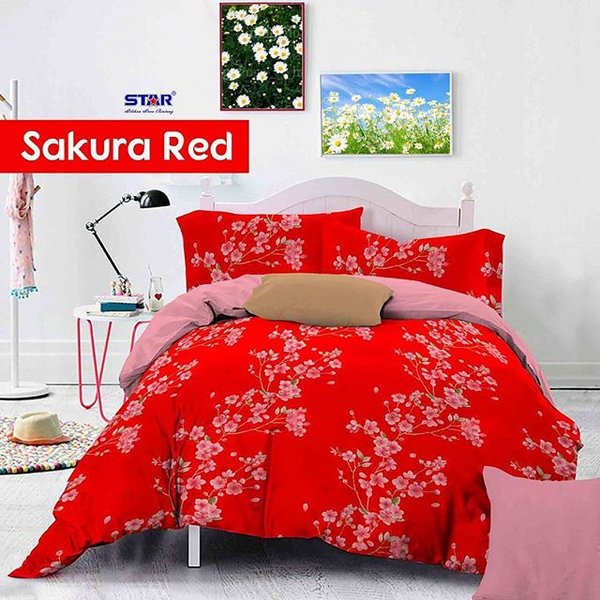 Detail Gambar Sprei Motif Bunga Sakura Nomer 46