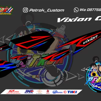 Detail Gambar Sriping Motor Old Vixion Nomer 48