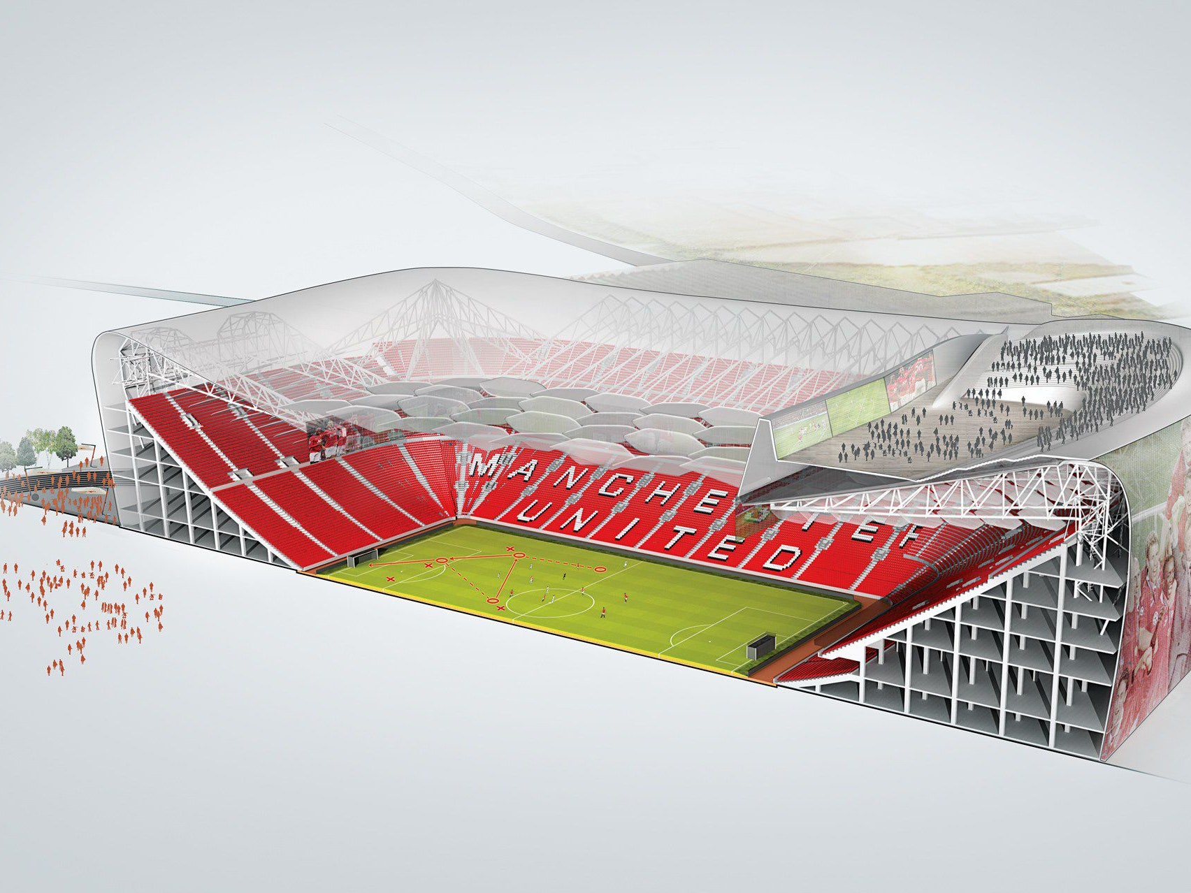 Detail Gambar Stadion Manchester United Nomer 28