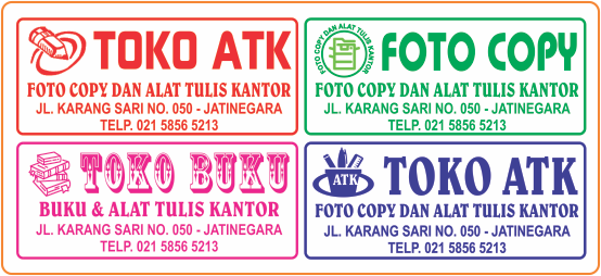 Detail Gambar Stampel Toko Nomer 33