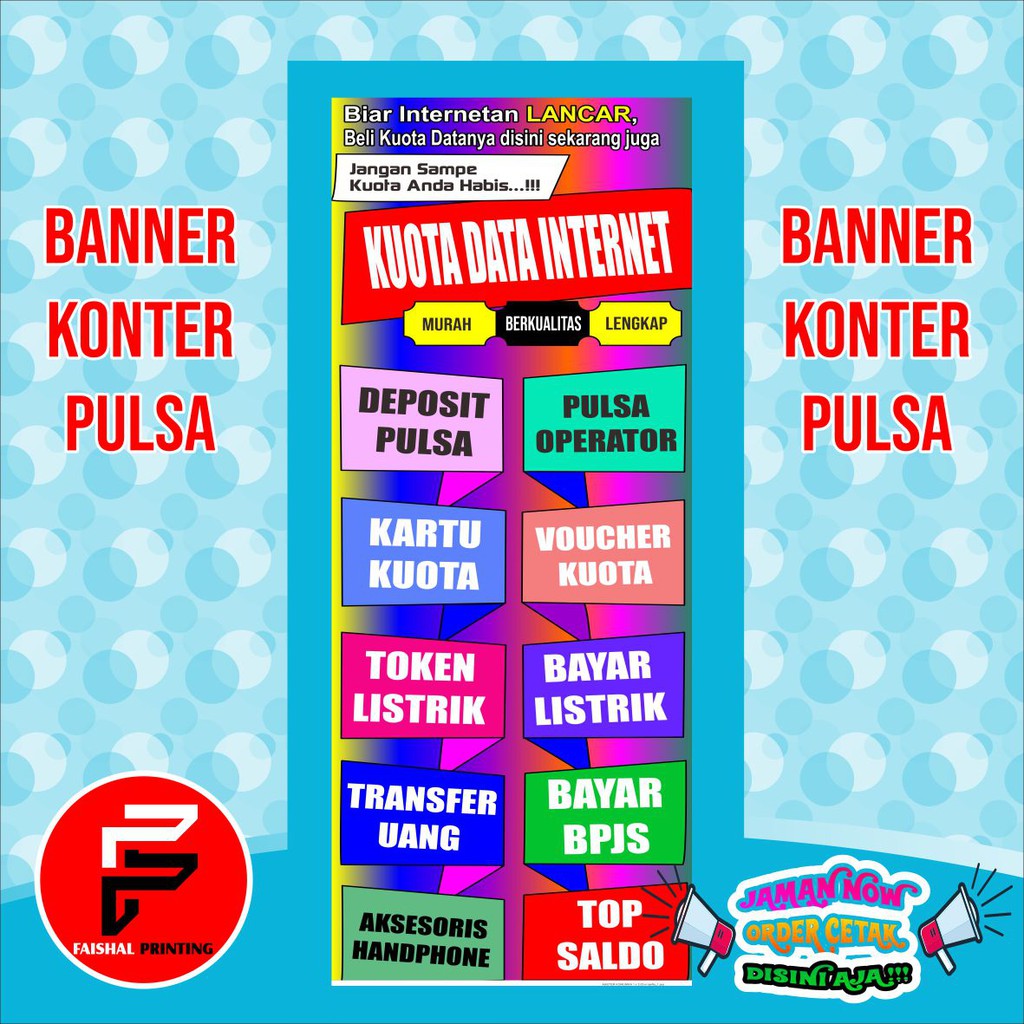 Detail Gambar Stan Banner Konter Nomer 54