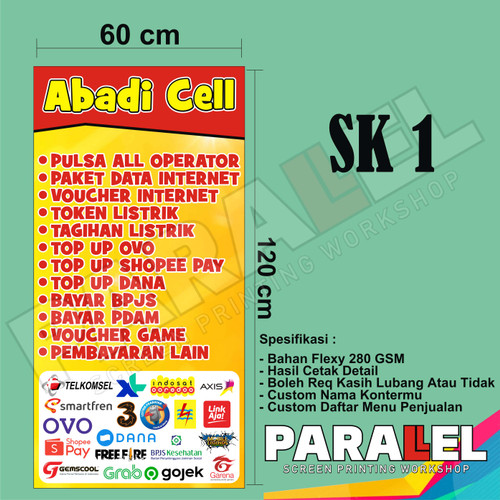 Detail Gambar Stand Banner Konter Nomer 2