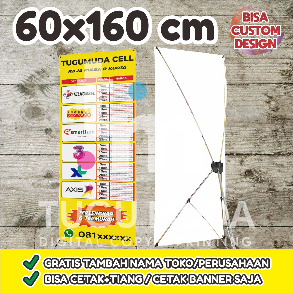 Detail Gambar Stand Banner Konter Nomer 3