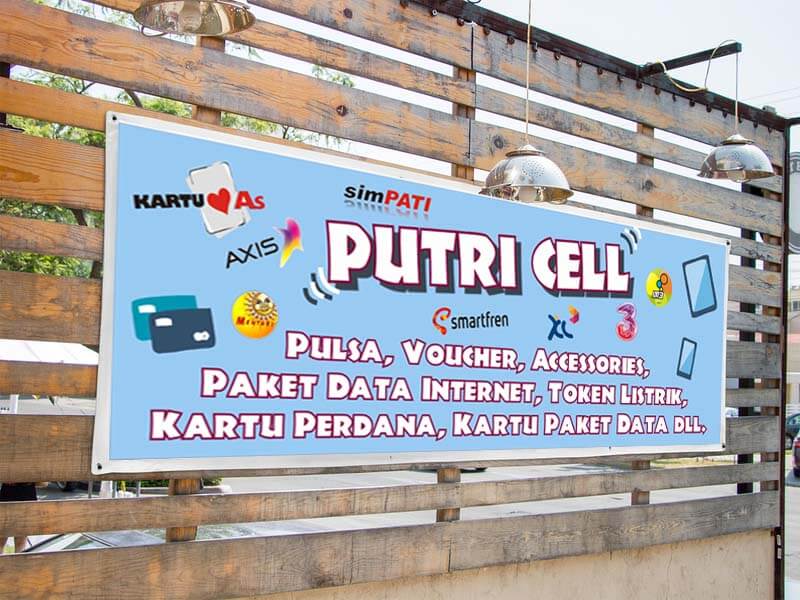 Detail Gambar Stand Banner Konter Nomer 34