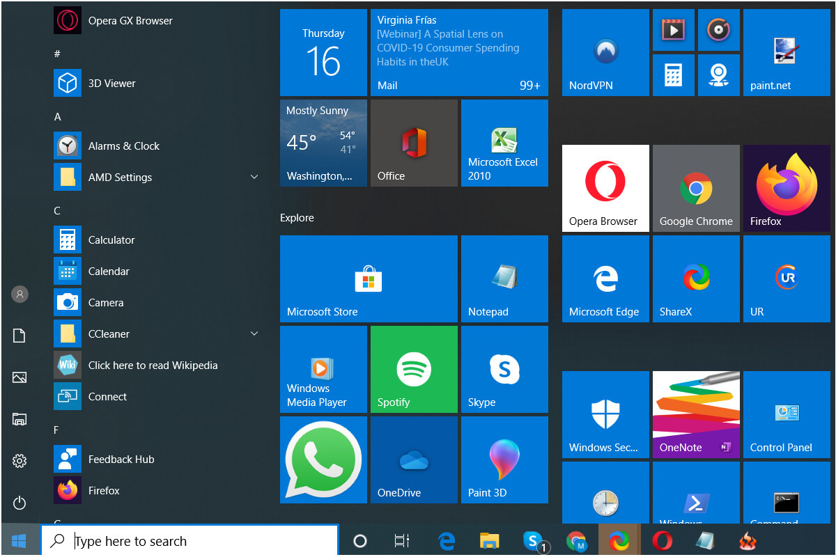 Detail Gambar Start Menu Nomer 12