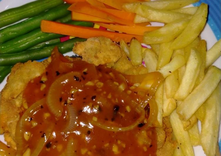 Detail Gambar Steak Ayam Crispy Nomer 37