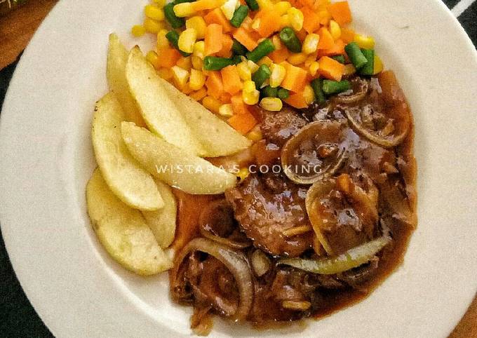 Detail Gambar Steak Daging Nomer 36