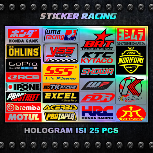 Detail Gambar Sticker Racing Nomer 30