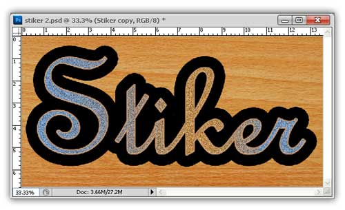 Detail Gambar Sticker Text Keren Dari Photoshop Nomer 3