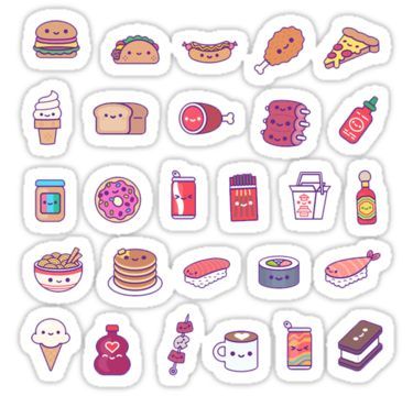 Detail Gambar Stiker Aesthetic Food Nomer 9