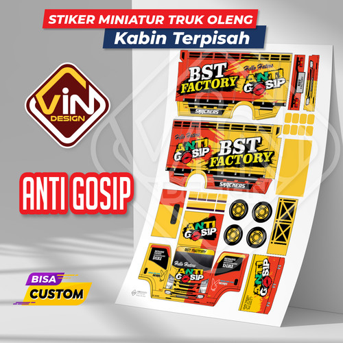 Detail Gambar Stiker Anti Gosip Nomer 21