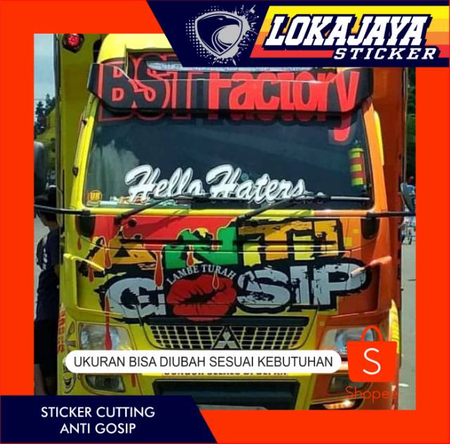 Detail Gambar Stiker Anti Gosip Nomer 24