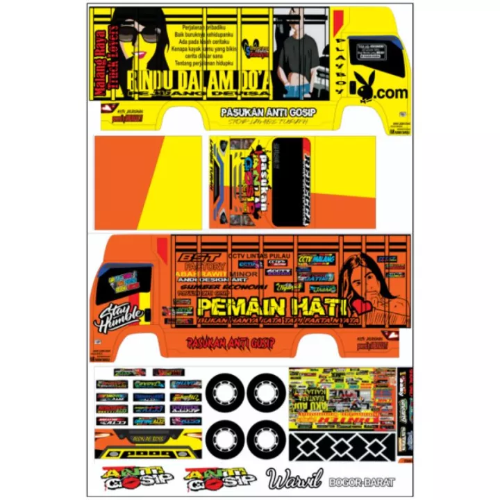 Detail Gambar Stiker Anti Gosip Nomer 27