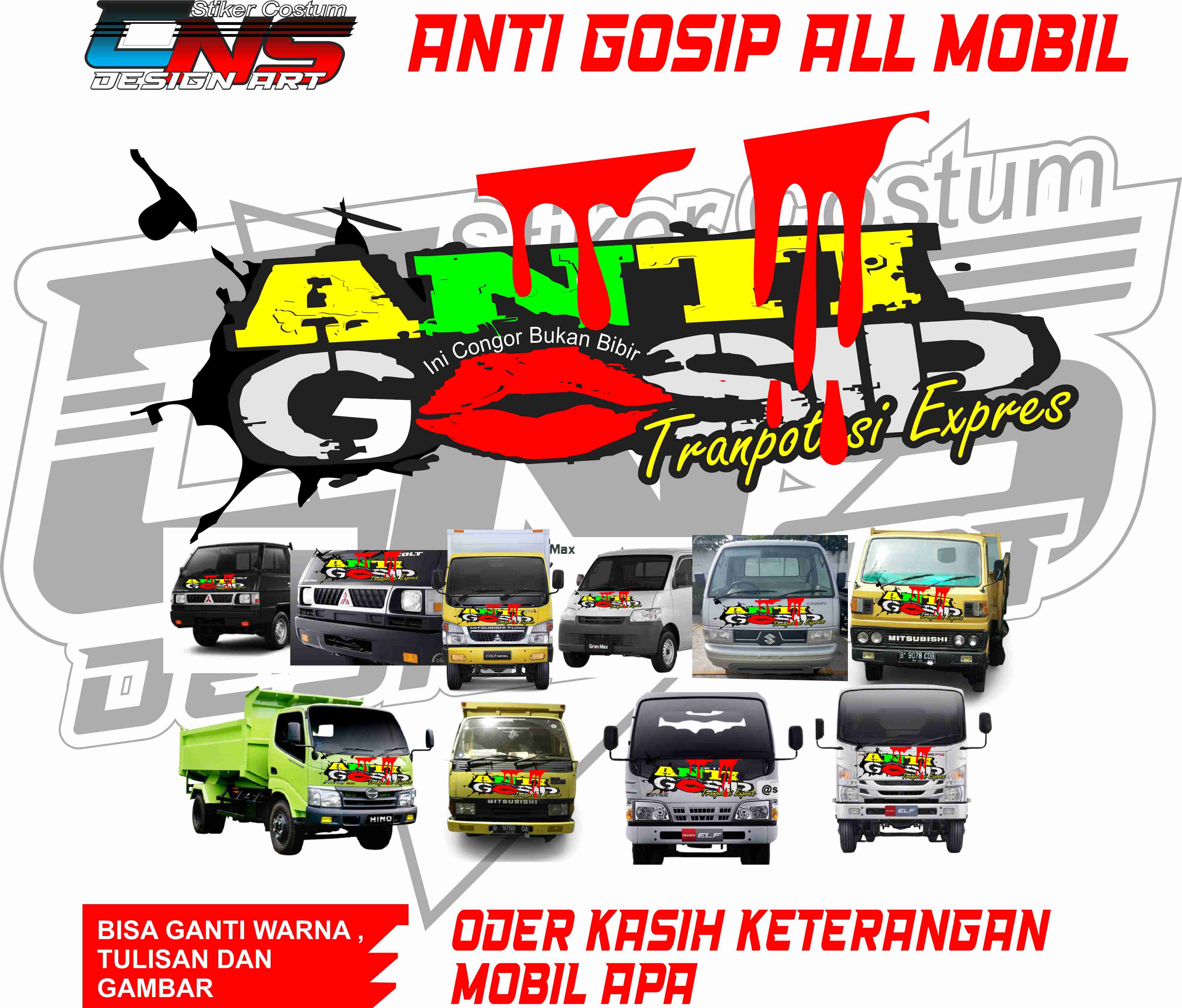 Detail Gambar Stiker Anti Gosip Nomer 10