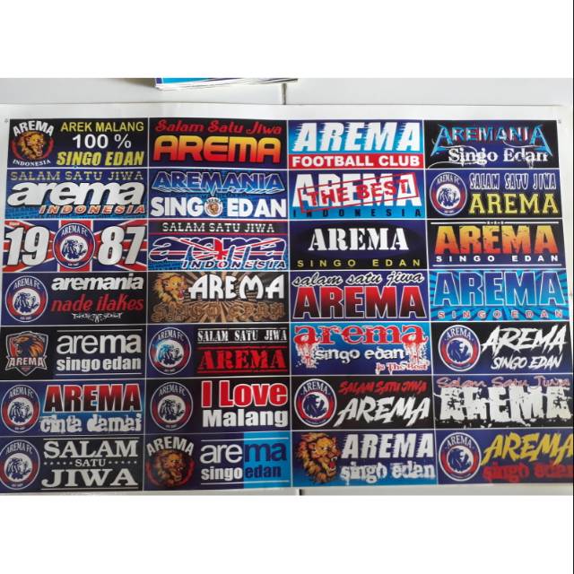 Detail Gambar Stiker Aremania Gambar Stiker Kata Kata Aremania Nomer 8