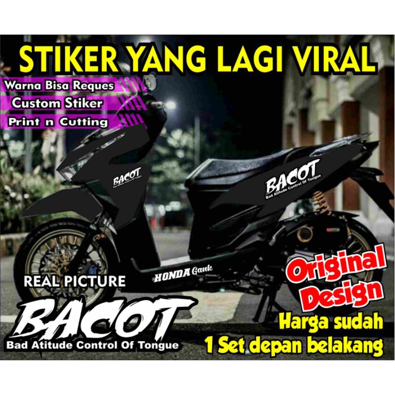 Detail Gambar Stiker Bacot Nomer 34