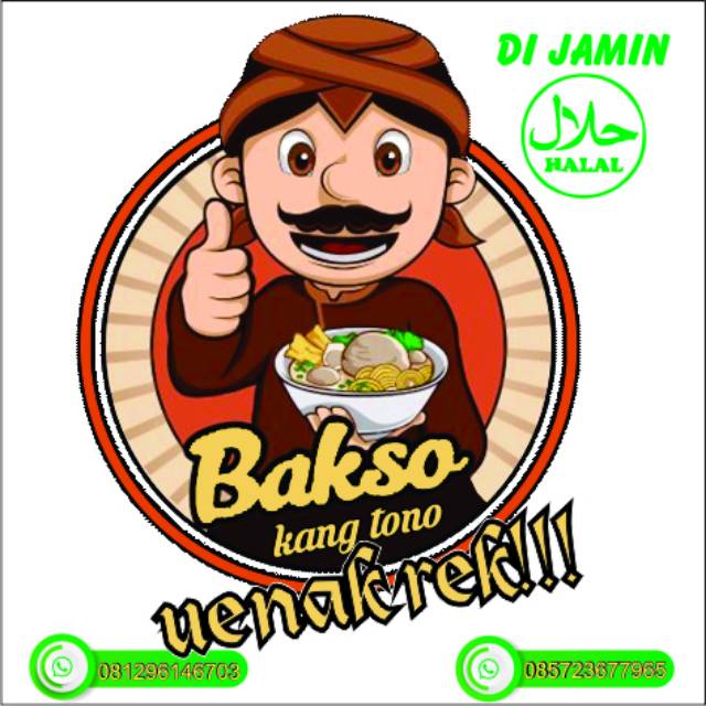 Detail Gambar Stiker Bakso Nomer 13