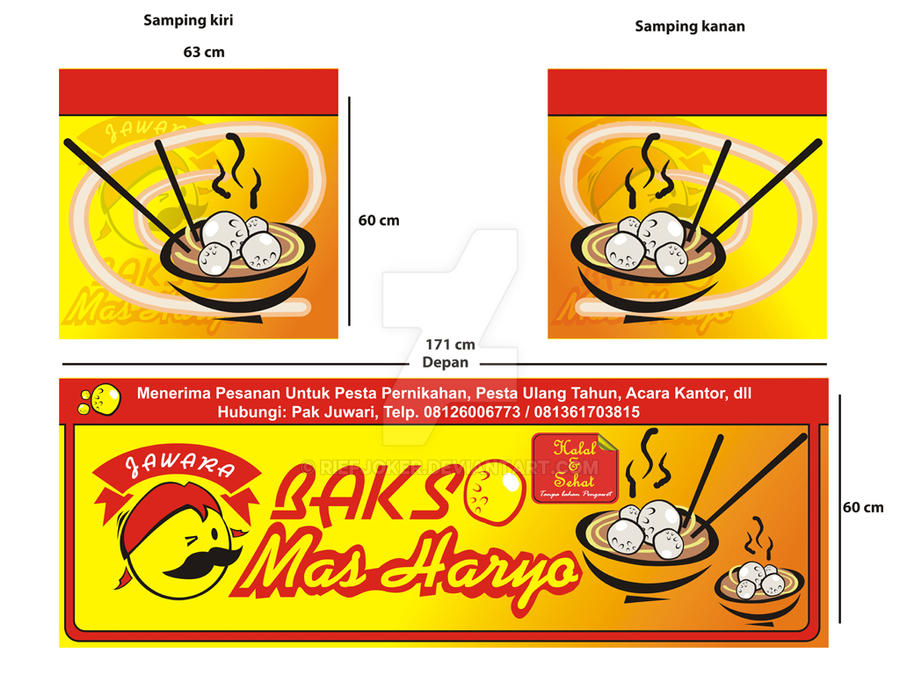 Detail Gambar Stiker Bakso Nomer 14